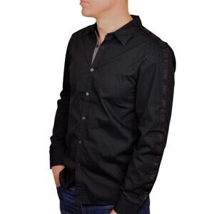 New Kenneth Cole Men’s Logo 100% Cotton Button Down Casual Shirt